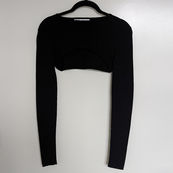 Zara Knit Arm Warmer Shrug Sweater - Picture 3 of 5